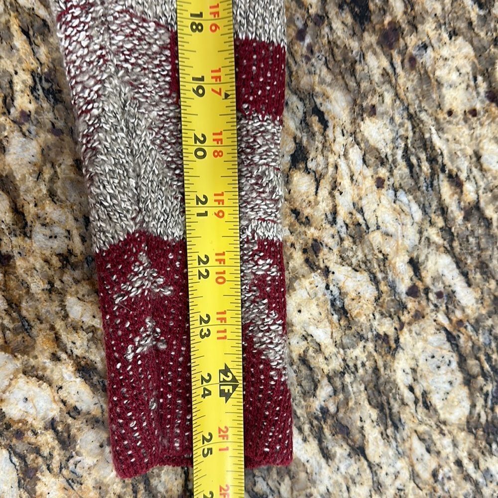 ❤️Last Chance Lucky Brand Cotton Blend Aztec Print Open Front Cardigan Size XS - Picture 10 of 11